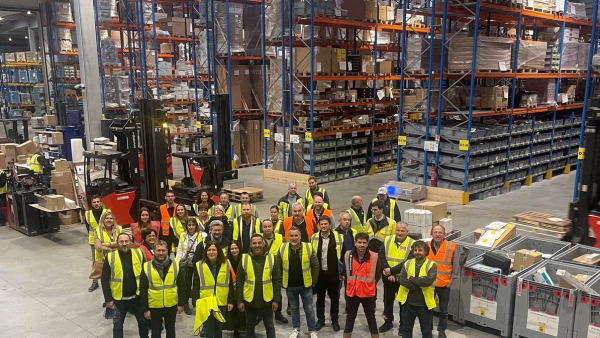 Visite plateforme logistique Comptoir des Fers